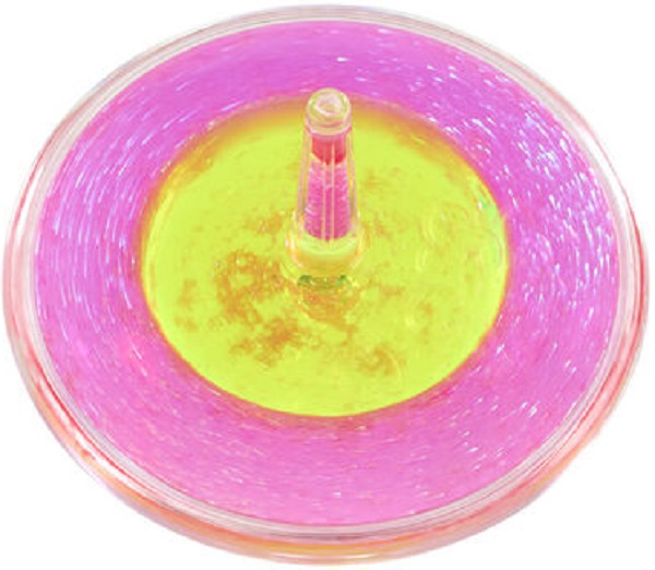 Imaginea produsului 'Titirez cu strălucire magică: Lava Storm roz și galben'