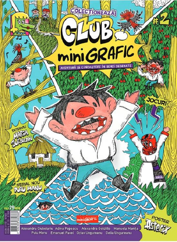 Coperta cărții 'Club Minigrafic. Revista de benzi desenate Nr.2'