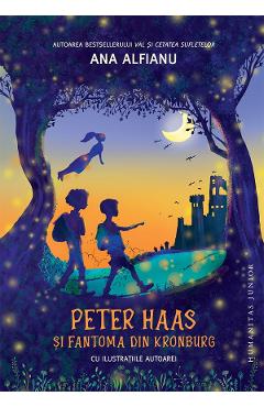 Coperta cărții 'Peter Haas și fantoma din Kronburg - Ana Alfianu'