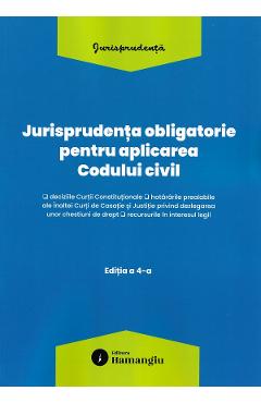 Coperta cărții 'Jurisprudența obligatorie pentru aplicarea Codului civil Act. 10 Martie 2026'