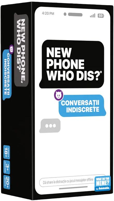 Imaginea produsului 'Joc de societate pentru adulți. Carduri: New Phone, Who Dis?'