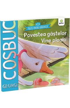 Coperta cărții 'Povestea gâștelor. Vine ploaia - George Coșbuc'