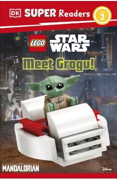 Coperta cărții 'DK Super Readers Level 2 LEGO Star Wars: Meet Grogu! -'
