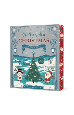 Coperta cărții 'Holly Jolly Christmas Coloring Book -'