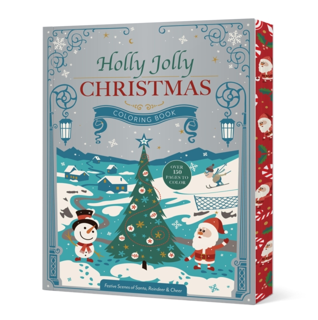 Coperta cărții 'Holly Jolly Christmas Coloring Book -'