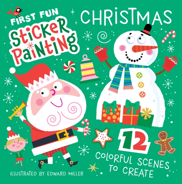 Coperta cărții 'First Fun Sticker Painting: Christmas - Edward Miller'
