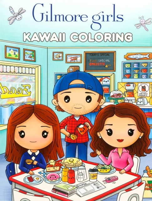 Coperta cărții 'Gilmore Girls Kawaii Coloring -'