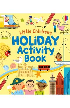 Coperta cărții 'Little Children's Holiday Activity Book - Rebecca Gilpin'