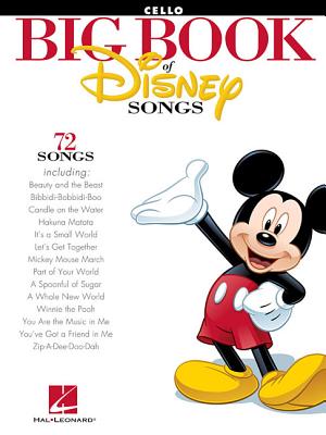 Coperta cărții 'The Big Book of Disney Songs: Cello -'