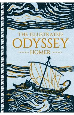 Coperta cărții 'The Illustrated Odyssey -'