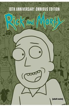 Coperta cărții 'Rick and Morty 10th Anniversary Omnibus Vol. 5 - Ryan Ferrier'