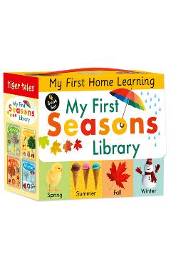 Coperta cărții 'My First Seasons Library 4-Book Boxed Set: Celebrate Spring, Summer, Fall, and Winter! - Lauren Crisp'
