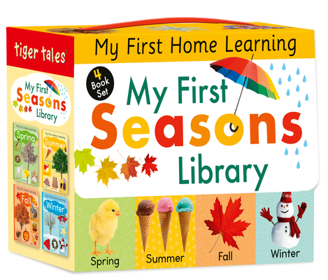 Coperta cărții 'My First Seasons Library 4-Book Boxed Set: Celebrate Spring, Summer, Fall, and Winter! - Lauren Crisp'