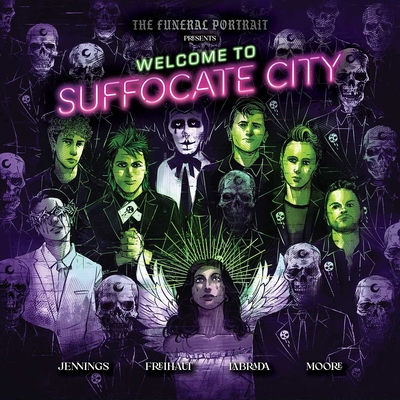 Coperta cărții 'The Funeral Portrait Presents: Welcome to Suffocate City - Leah Moore'
