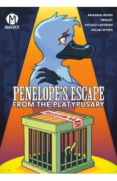 Coperta cărții 'Penelope's Escape from the Platypusary - Arianna Irwin'