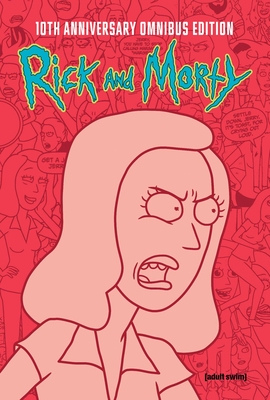 Coperta cărții 'Rick and Morty 10th Anniversary Omnibus Vol. 4 - Kyle Starks'