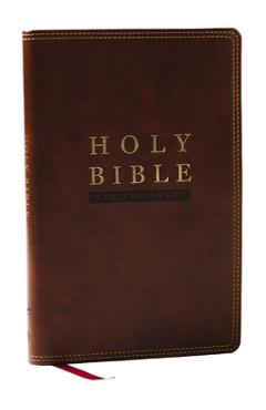 NKJV Super Giant Print New Testament, Brown Leathersoft, Red Letter, Comfort Print