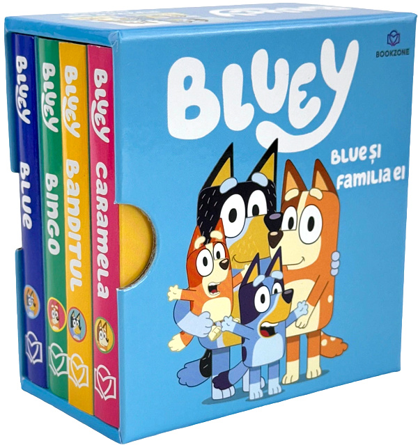 Coperta cărții 'Bluey. Blue si familia ei'