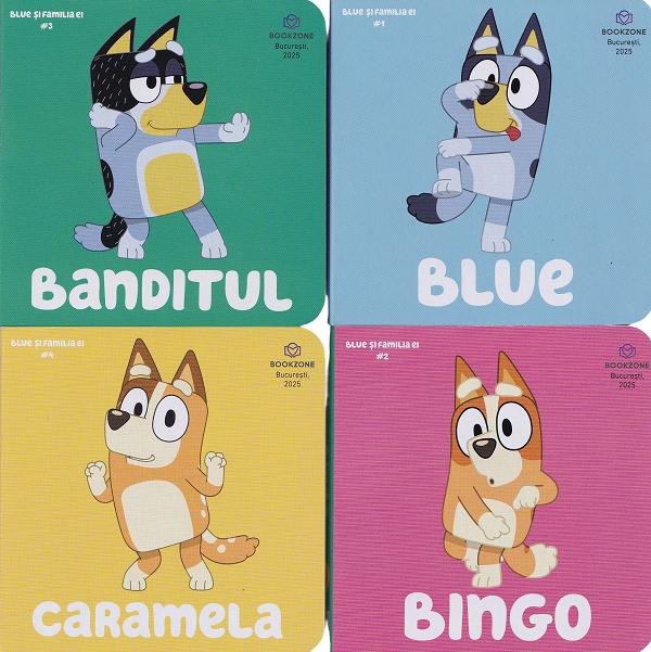 Coperta cărții 'Bluey. Blue si familia ei'