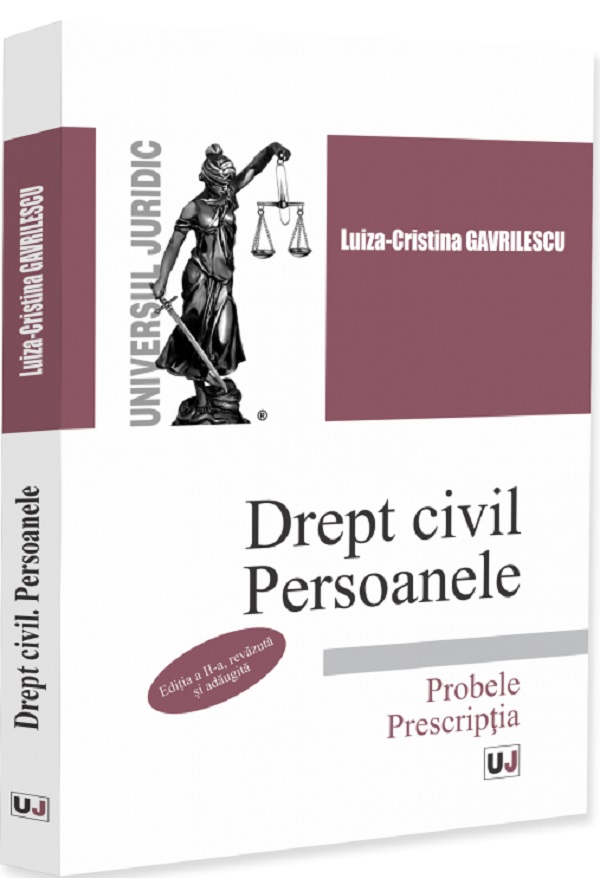 Coperta cărții 'Drept civil. Persoanele. Probele. Prescripția Ed.2 - Luiza-Cristina Gavrilescu'