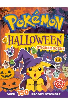 Coperta cărții 'Pokemon Halloween Sticker Scene -'