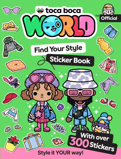 Coperta cărții 'Toca Boca Find Your Style Sticker Book - Toca Boca'