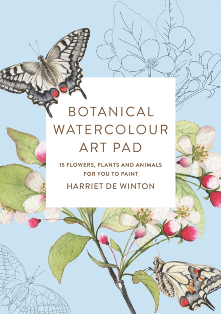 Coperta cărții 'Botanical Watercolour Art Pad - Harriet De Winton'