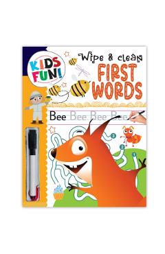 Coperta cărții 'Kids Fun! Reusable Wipe And Clean Book - Have Fun With Sums And Enhance Early Learning Skills Through Playful'