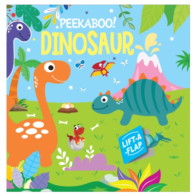 Coperta cărții 'Peekaboo! Dinosaurs: Lift A Flap Board Book For Kids - Mamta Garg'
