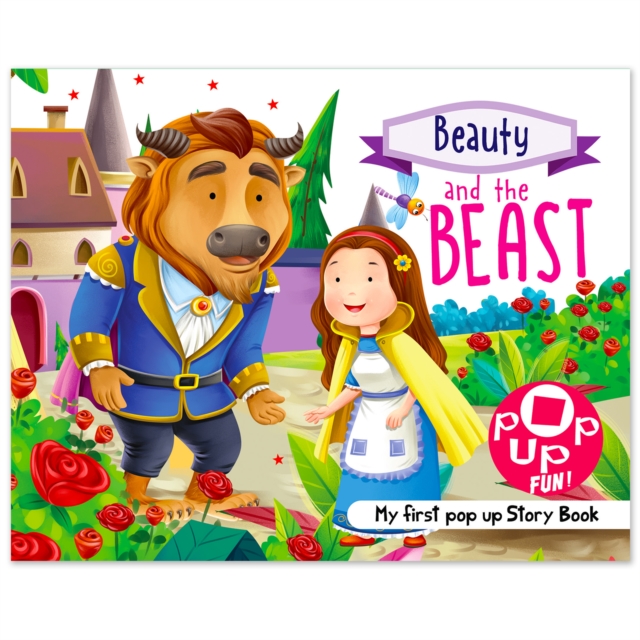 Coperta cărții 'Pop Up Fun! My First Pop Up Story Book: Beauty And The Beast - Pop Up Stories For Kids - Mamta Garg'