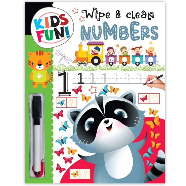 Coperta cărții 'Kids Fun! Reusable Wipe And Clean Book - Embark On An Exciting Journey Exploring Numbers And Enhance Early Learning'