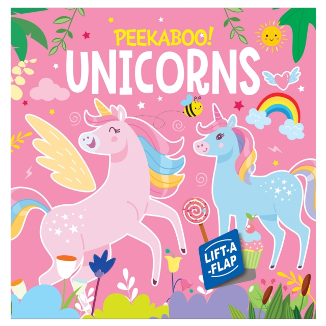 Coperta cărții 'Peekaboo! Unicorns: Lift A Flap Board Book For Kids - Mamta Garg'