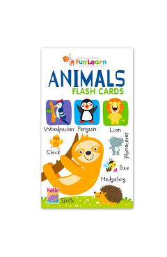 Coperta cărții 'Animals 30 Flash Cards Box - Mamta Garg'
