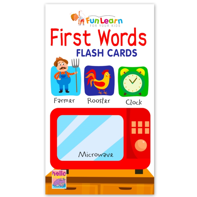 Coperta cărții 'First Words 30 Flash Cards Box - Mamta Garg'