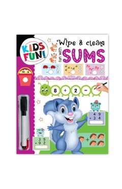 Coperta cărții 'Kids Fun! Reusable Wipe And Clean Book - Embark On An Exciting Journey Exploring Patterns And Enhance Early Learning'