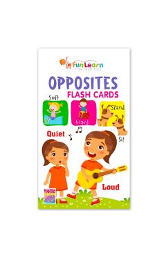 Coperta cărții 'Opposites 30 Flash Cards Box - Mamta Garg'