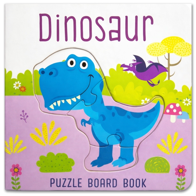Coperta cărții 'Dinosaur Puzzle Book: Board Book With Jigsaw Puzzles For Kids - Mamta Garg'