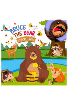Coperta cărții 'Finger Puppet Board Book: Bruce The Bear- Story Board Book With Finger Puppet For Children - Mamta Garg'