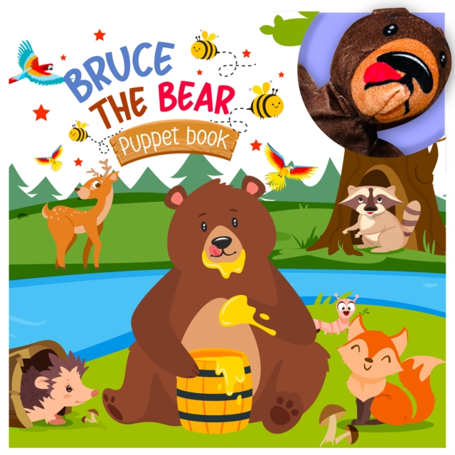 Coperta cărții 'Finger Puppet Board Book: Bruce The Bear- Story Board Book With Finger Puppet For Children - Mamta Garg'