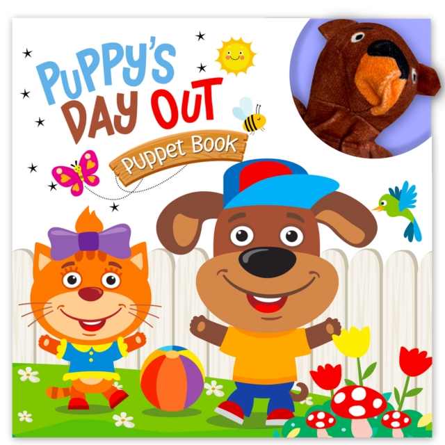 Coperta cărții 'Finger Puppet Board Book: Puppy'S Day Out- Story Board Book With Finger Puppet For Children - Mamta Garg'