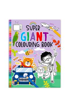 Coperta cărții 'Super Giant Colouring Book - Mamta Garg'