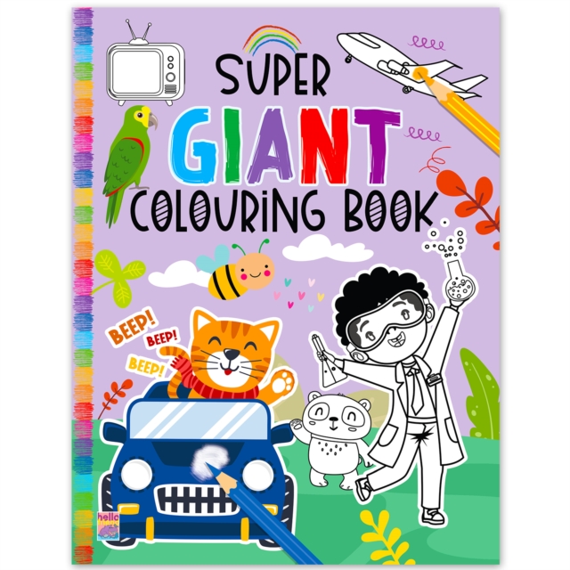 Coperta cărții 'Super Giant Colouring Book - Mamta Garg'
