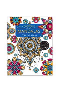 Coperta cărții 'Beautiful Mandalas Colouring Book - Mamta Garg'
