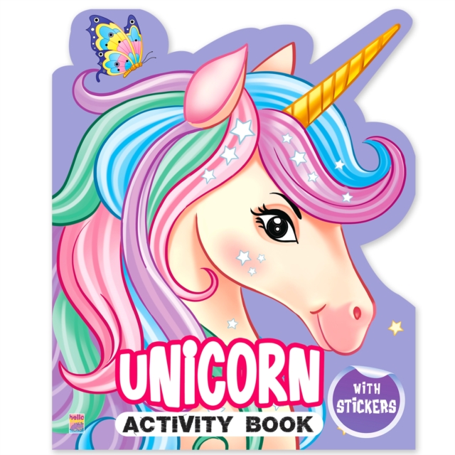 Coperta cărții 'My First Unicorn Sticker Activity Book For Kids, Childern And Toddlers - Fun Activity With Coloring - Ages 3+ Years -'