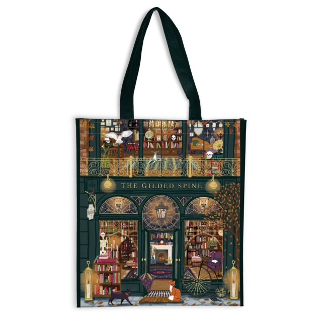 Coperta cărții 'Gilded Spine Reusable Shopping Bag -'