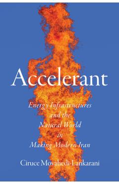 Coperta cărții 'Accelerant: Energy Infrastructures and the Natural World in Making Modern Iran - Ciruce A. Movahedi-lankarani'
