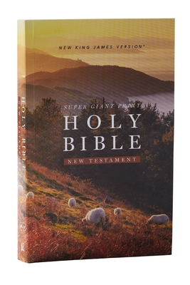 Coperta cărții 'NKJV Super Giant Print New Testament, Softcover, Red Letter, Comfort Print -'