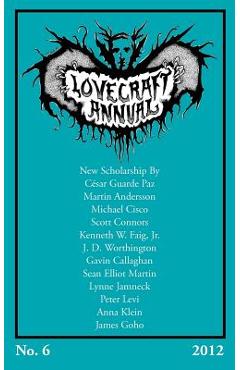 Coperta cărții 'Lovecraft Annual No. 6 (2012) - S. T. Joshi'