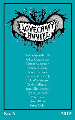 Coperta cărții 'Lovecraft Annual No. 6 (2012) - S. T. Joshi'