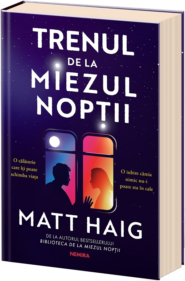 Coperta cărții 'Trenul de la miezul nopții - Matt Haig'
